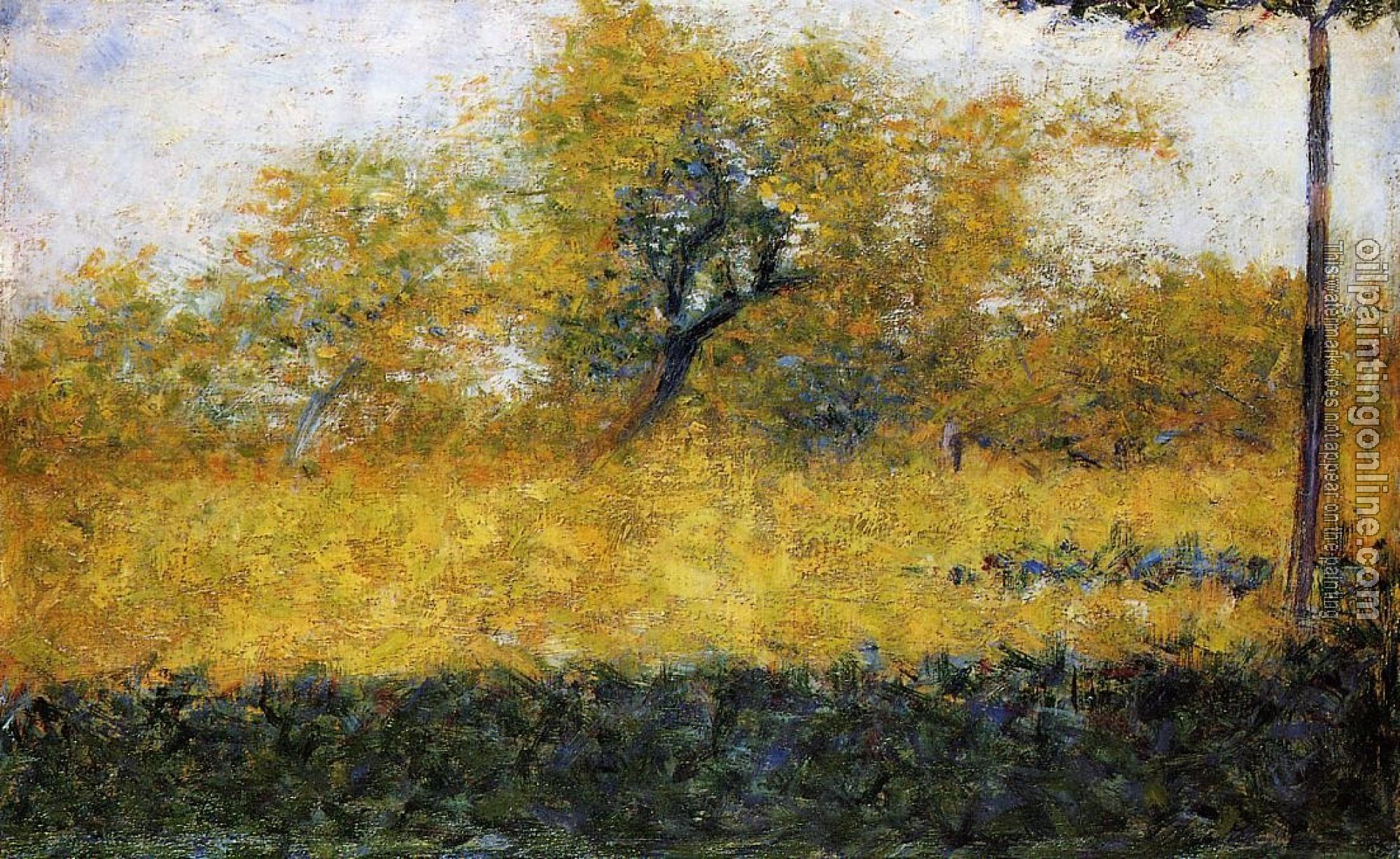 Seurat, Georges - Edge of Wood, Springtime